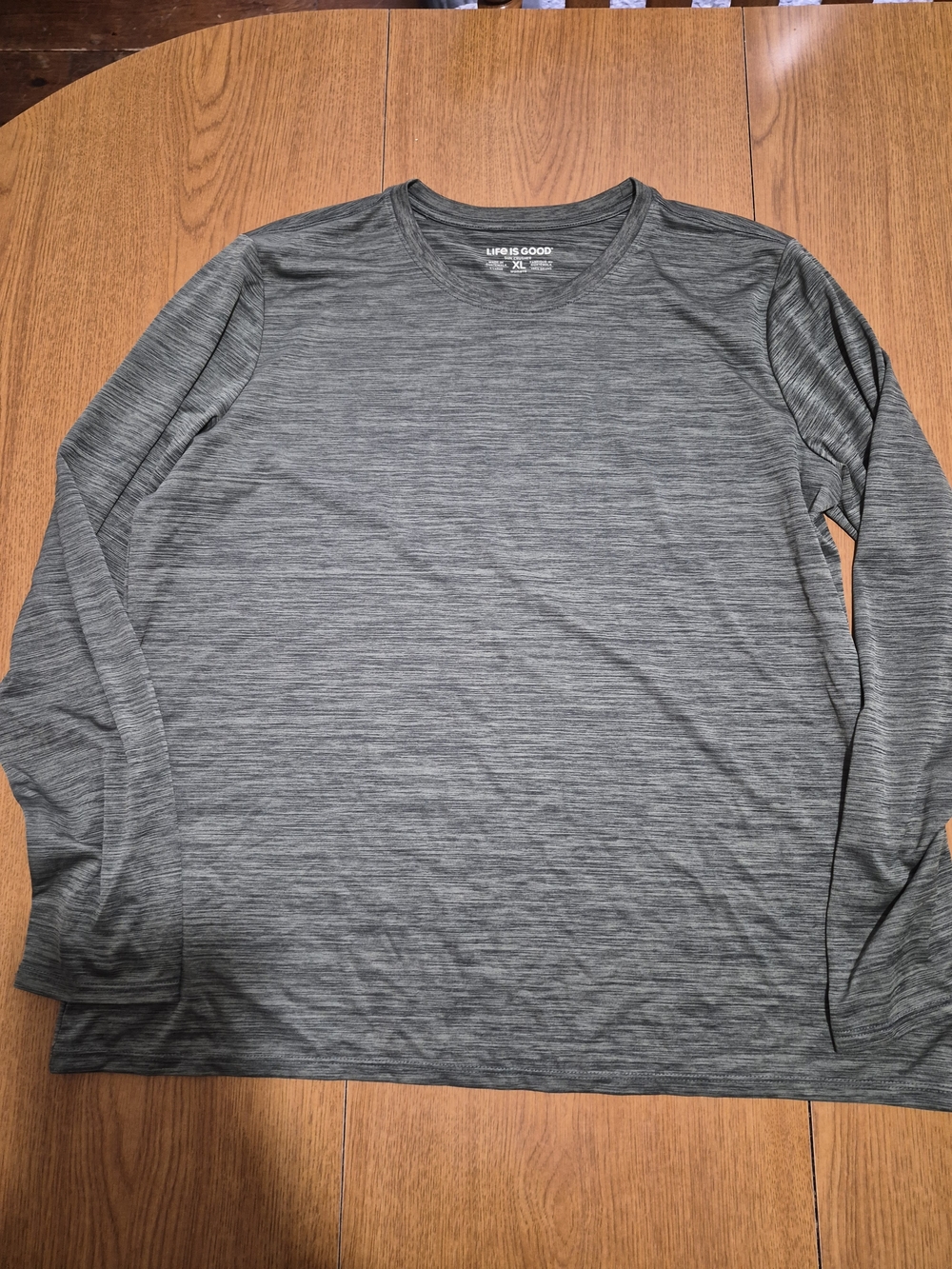 Life Is Good Women's Long-Sleeve Crewneck Shirt